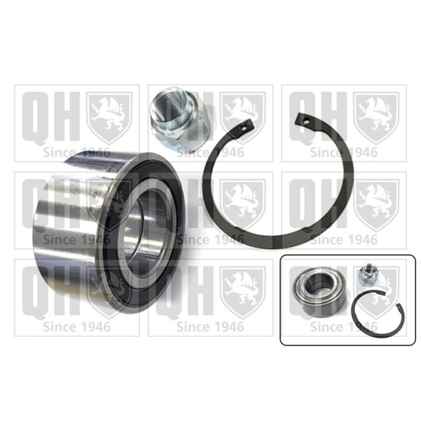 1 kit de roulement de roue avant Quinton Hazell QWB1226