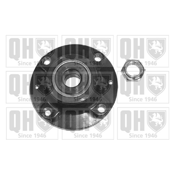 1 kit de roulement de roue arrière Quinton Hazell QWB1228