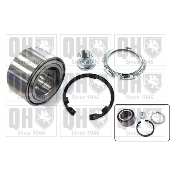 1 kit de roulement de roue avant Quinton Hazell QWB1255
