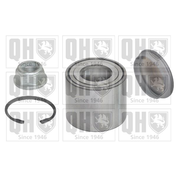 1 kit de roulement de roue arrière Quinton Hazell QWB1256
