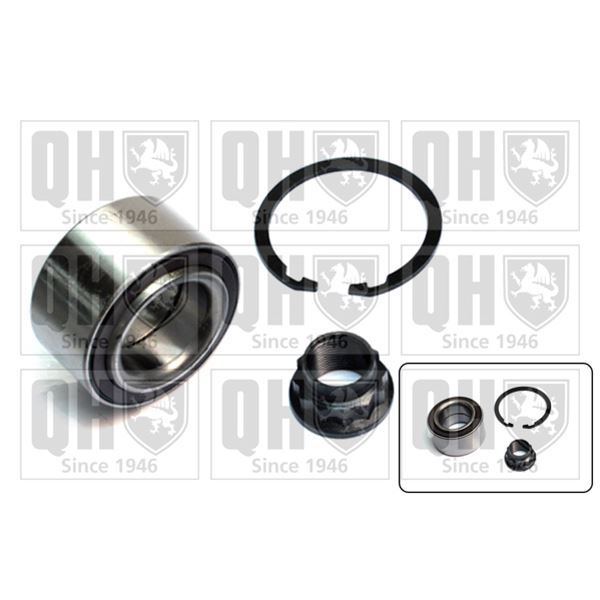 1 kit de roulement de roue avant Quinton Hazell QWB1357