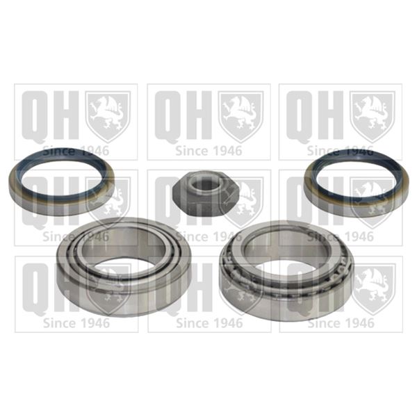 1 kit de roulement de roue arrière Quinton Hazell QWB533