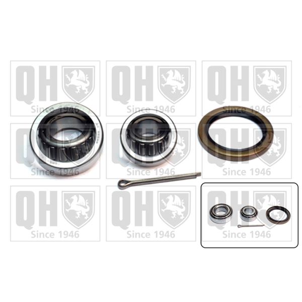 1 kit de roulement de roue avant Quinton Hazell QWB552
