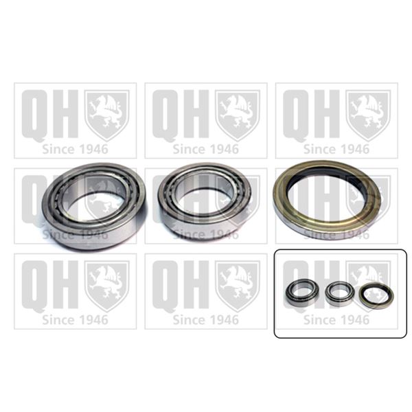 1 kit de roulement de roue avant/arrière Quinton Hazell QWB578