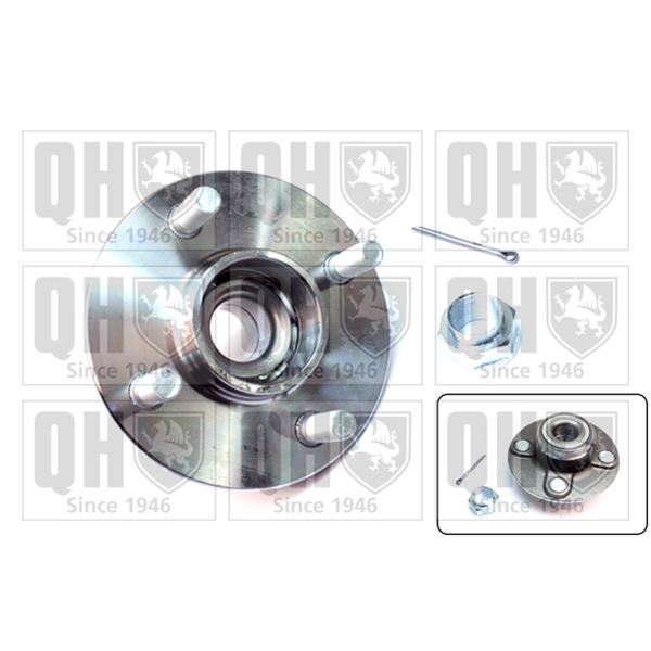 1 kit de roulement de roue arrière Quinton Hazell QWB868