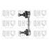 1 biellette de barre stabilisatrice arrière Quinton Hazell QLS3444S