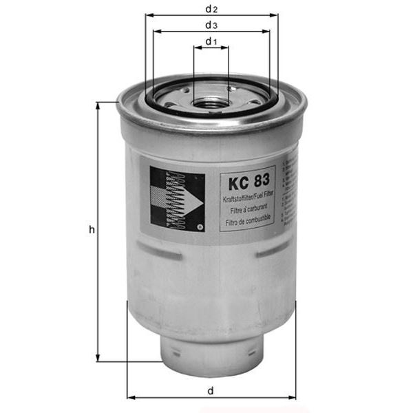 Filtre à gasoil KC135 Knecht