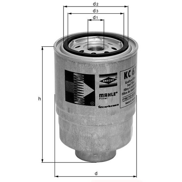 Filtre à gasoil KC67 Knecht
