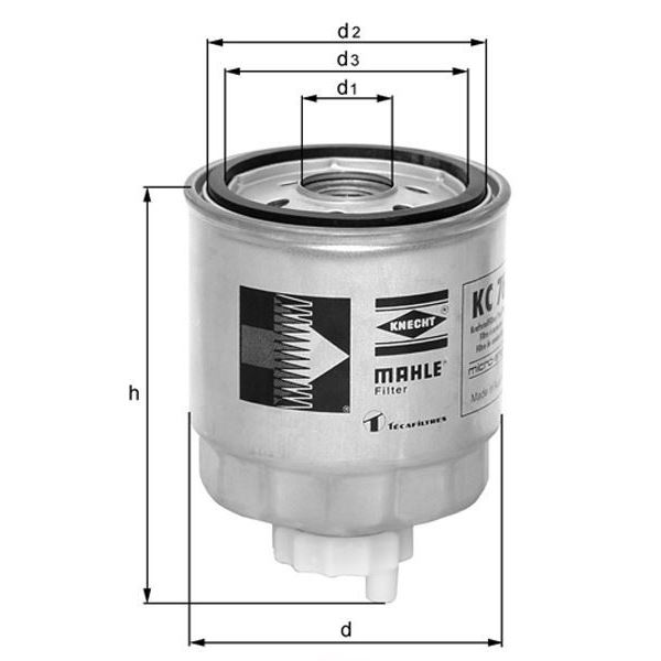 Filtre à gasoil KC76 Knecht