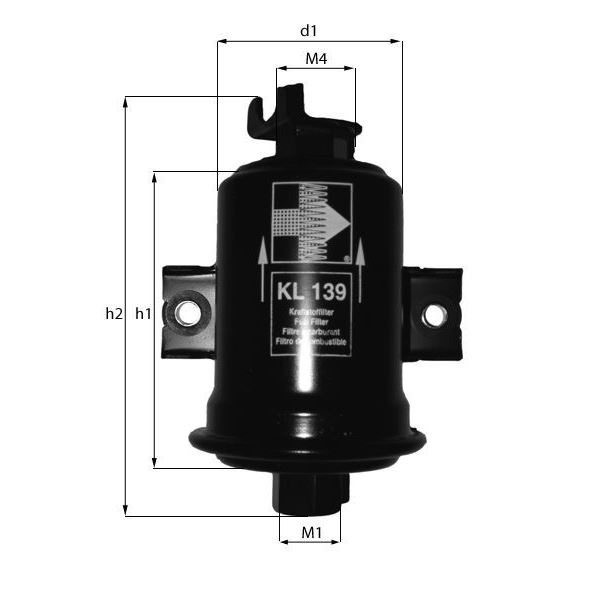 Filtre à essence KL140 Knecht