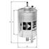 Filtre à essence KL149 Knecht