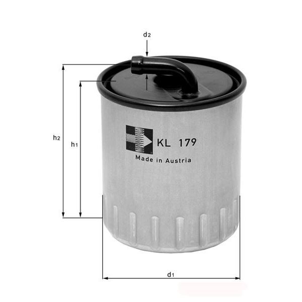 Filtre à gasoil KL179 Knecht