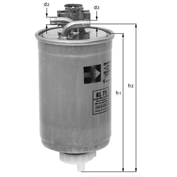 Filtre à gasoil KL233/2 Knecht