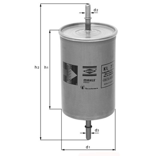 Filtre à essence KL85 Knecht