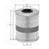 Filtre à gasoil KX218D Knecht
