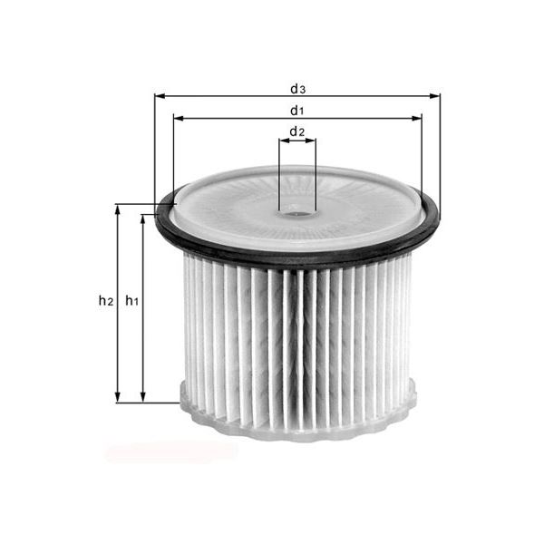 Filtre à gasoil KX74 Knecht