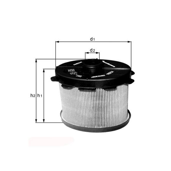 Filtre à gasoil KX84D Knecht