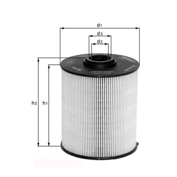 Filtre à gasoil KX86/1D Knecht