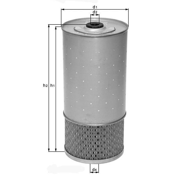 Filtre à huile OX78D Knecht