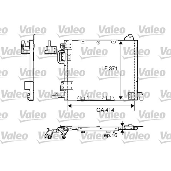 Condenseur de climatisation Valeo 817506