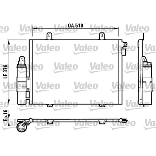 Condenseur de climatisation Valeo 817171