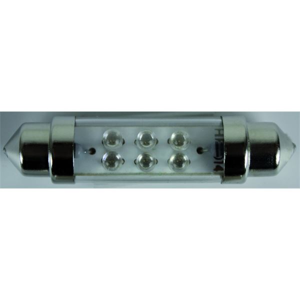 AMP NAVETTE DECTANE 44mm ECLAIRAGE BLANC 6 LED x1