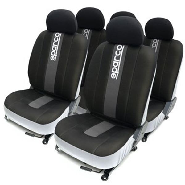Jeu de housses de sièges complet SPARCO NOIR