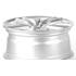 Jante INFINY Torx Aluminium Brut Bord Poli 6,5x15 5x112ET42