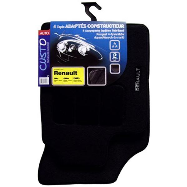 4 Tapis ADAPTABLE pour Renault