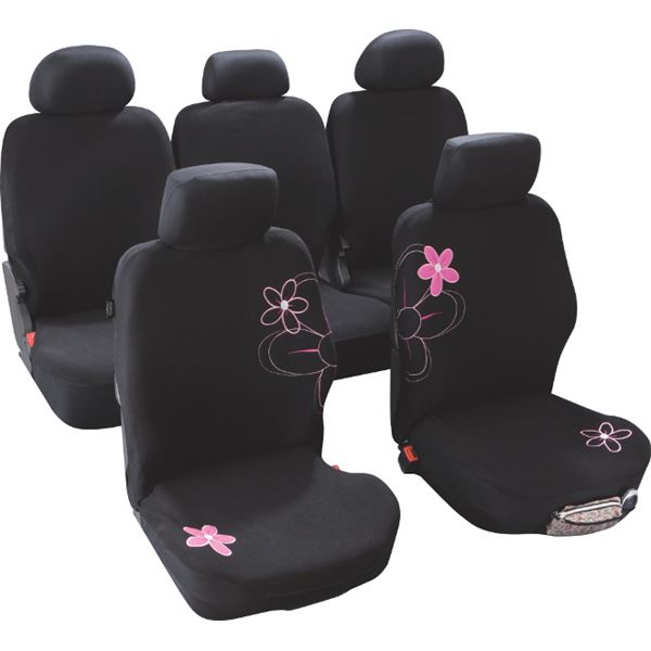 Housses de siège voiture adaptables fleurs Taille 4 Custo Magic