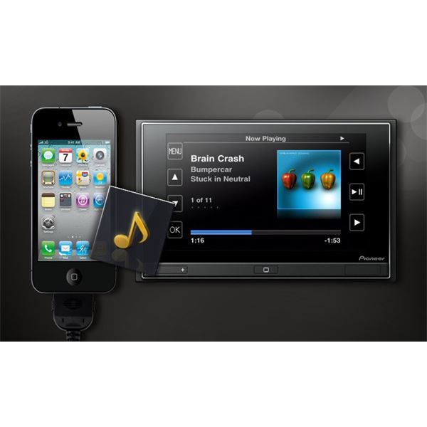 Autoradio Pioneer AppRadio SPH-DA01 pour iPhone 4