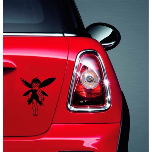 Sticker carrosserie fée blanche Cadox