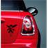Sticker carrosserie fée fushia Cadox