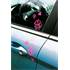 Sticker carrosserie fleuri noir Cadox