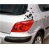Autocollant voiture Ange Noir petit modèle Cadox