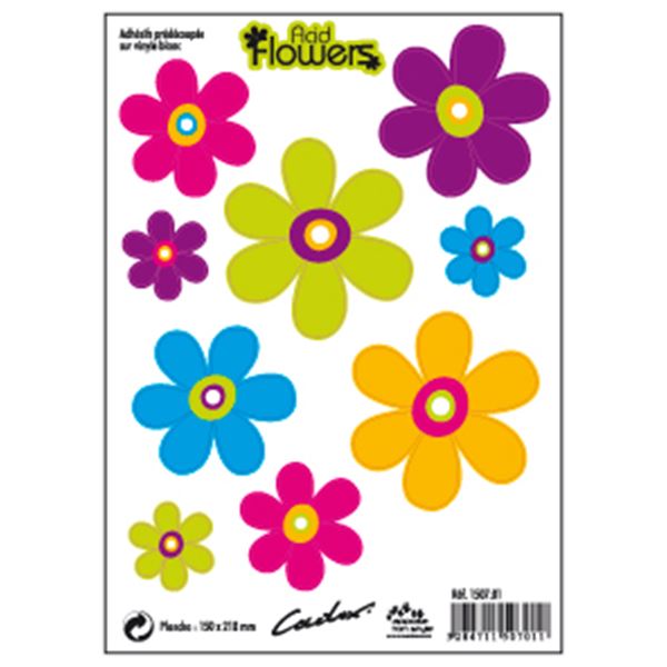 Sticker carrosserie floral Cadox