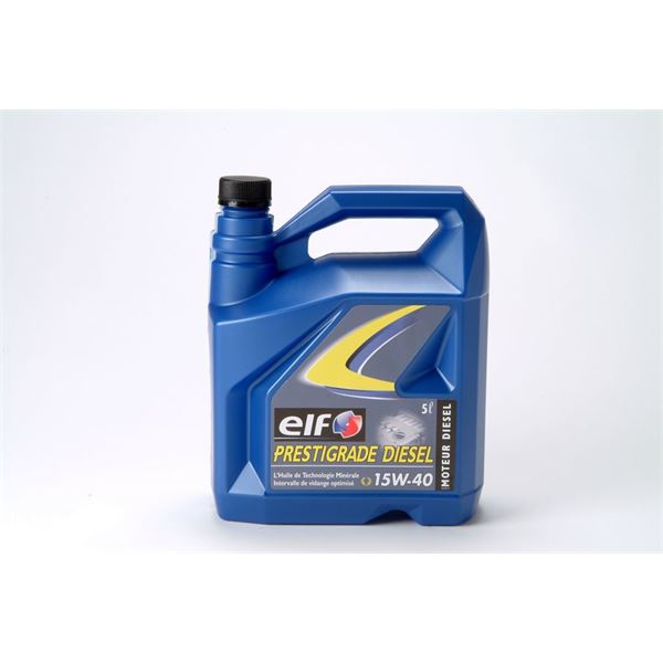 Huile prestigrade Diesel Elf 15W-40 5L