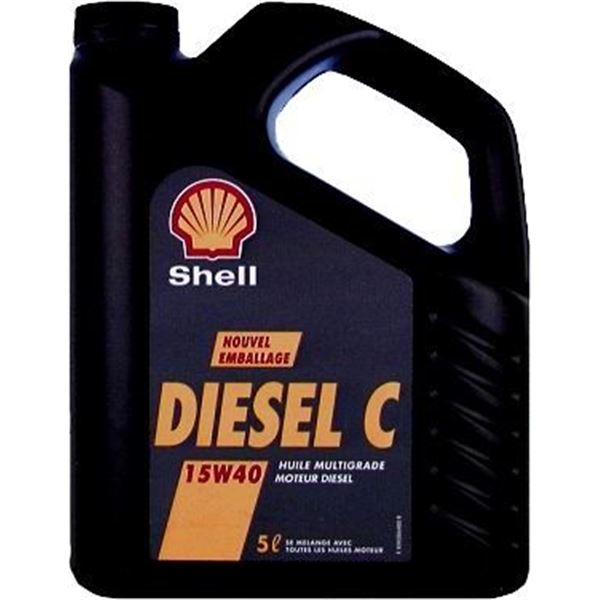 Huile minérale Shell Diesel 15W40 5L