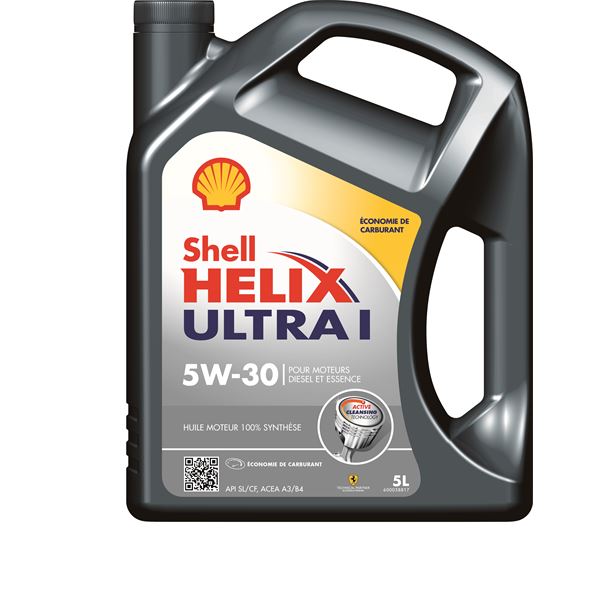 Huile moteur 100% synthétique  Shell Ultra 5W30 5L