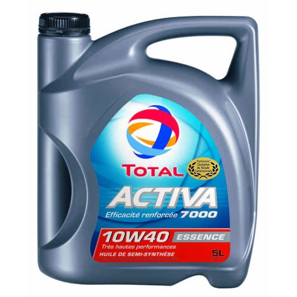 Huile moteur TOTAL Activa 7000 Essence 10W40 5L