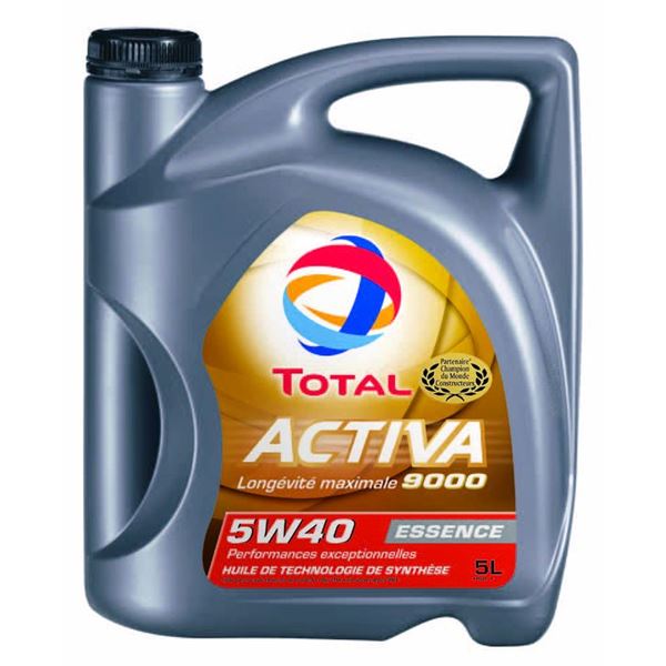 Huile moteur TOTAL Activa Essence 9000 5W40 5L