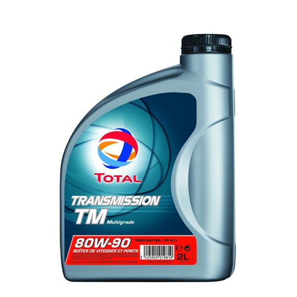 Lubrifiant pour boîtes de vitesses mécaniques Total 80W-90 2l