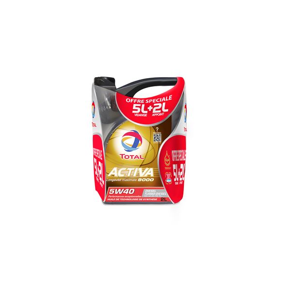 Total Activa 9000 E5W40 5L+2