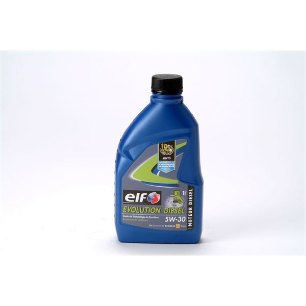Huile 100% synthèse diesel Elf Evolution 5W30 1L