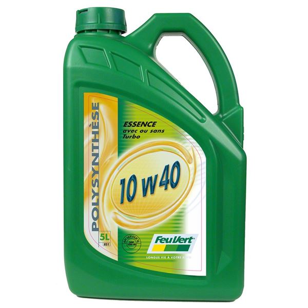 Huile moteur FEU VERT Essence 10W40 5L