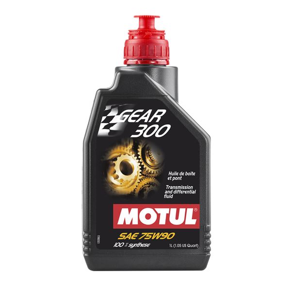 Huile boîte de vitesses Gear 300 100% synthèse Motul 1L
