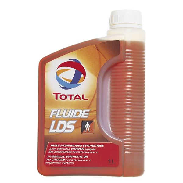 Fluide hydraulique synthétique de couleur orange Total LDS 1L
