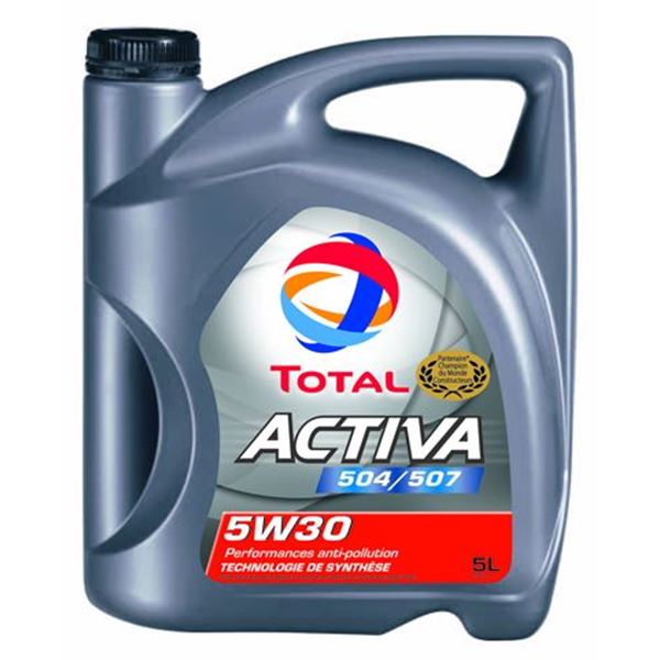 Huile moteur TOTAL Activa 504 507 essence/diesel 5W30 5L