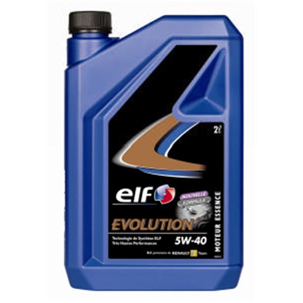 Huile de vidange technologie de synthèse essence Elf Evolution 5W-40 2L