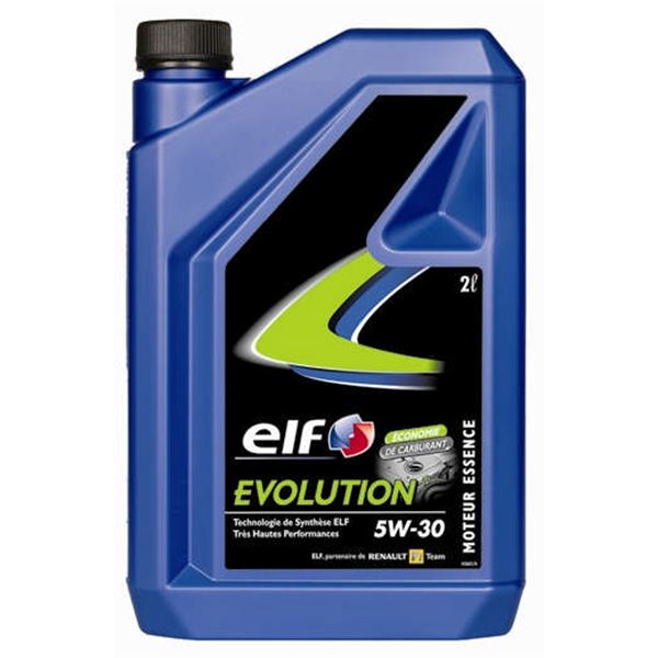 Huile de vidange technologie de synthèse essence Elf Evolution 5W-30 2L